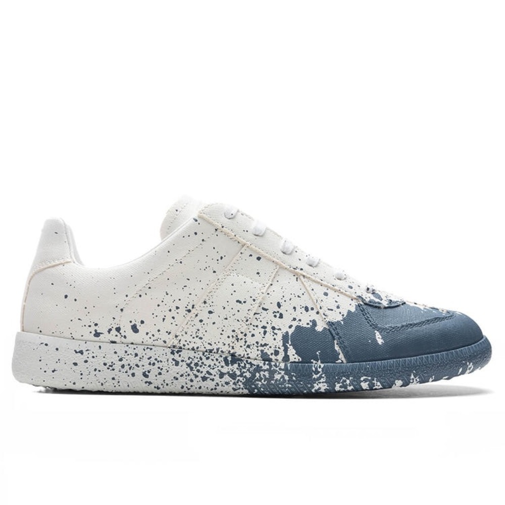 MAISON MARGIELA paint splatter white sneakers